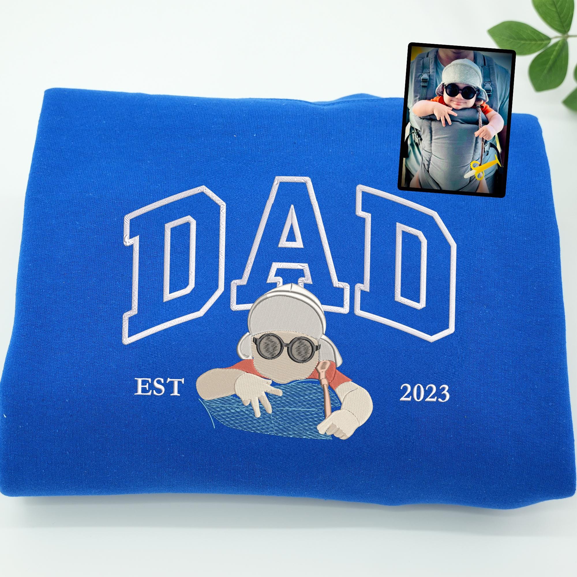 custom-embroidered-dad-sweatshirt-with-photo-gift-for-dad-from-mom
