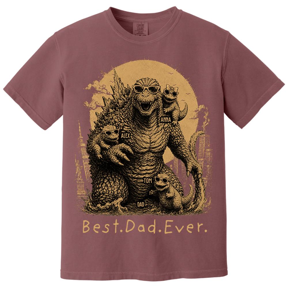 best-dad-ever-retro-vintage-godzilla-dad-and-kids-daddy-protector-personalized-shirt