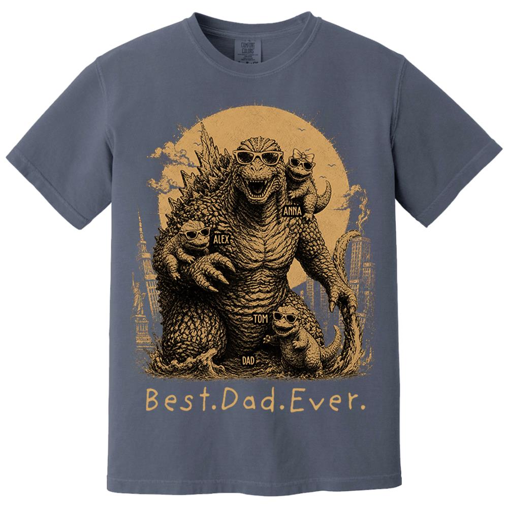 best-dad-ever-retro-vintage-godzilla-dad-and-kids-daddy-protector-personalized-shirt