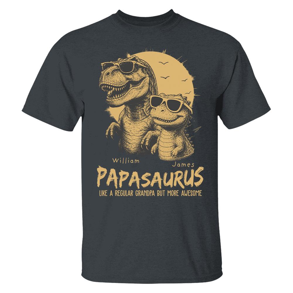 personalized-grandpasaurus-shirt-with-custom-kids-names-funny-grandpa-family-t-shirt-for-papa-daddy-fathers-day-birthday-gift
