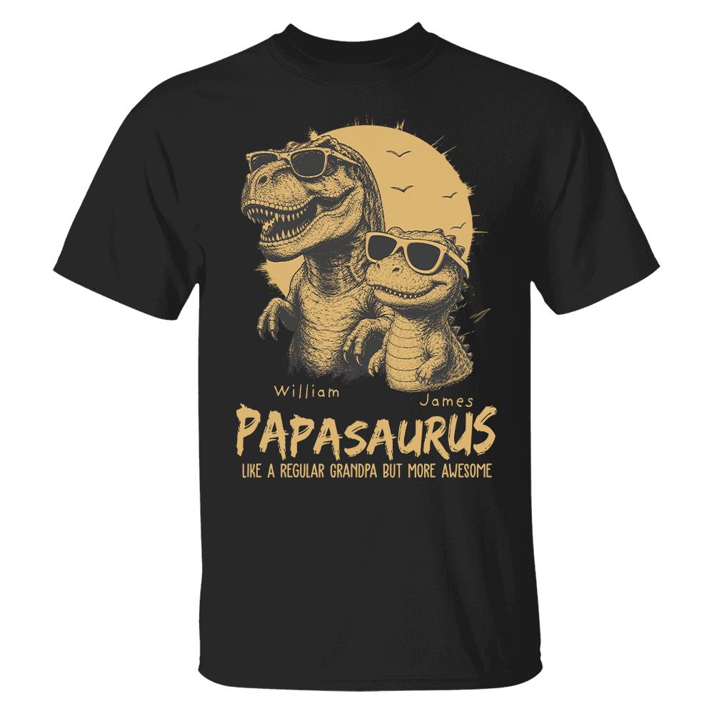 personalized-grandpasaurus-shirt-with-custom-kids-names-funny-grandpa-family-t-shirt-for-papa-daddy-fathers-day-birthday-gift