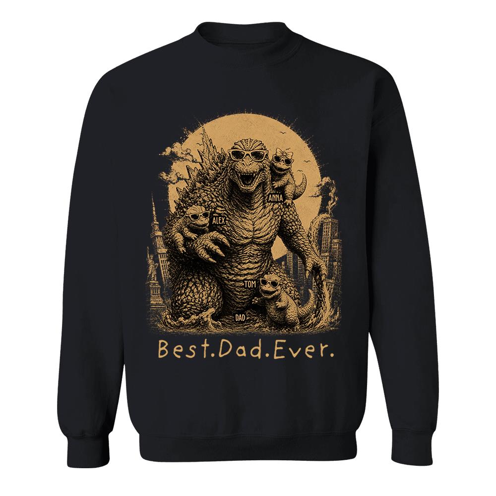 best-dad-ever-retro-vintage-godzilla-dad-and-kids-daddy-protector-personalized-shirt