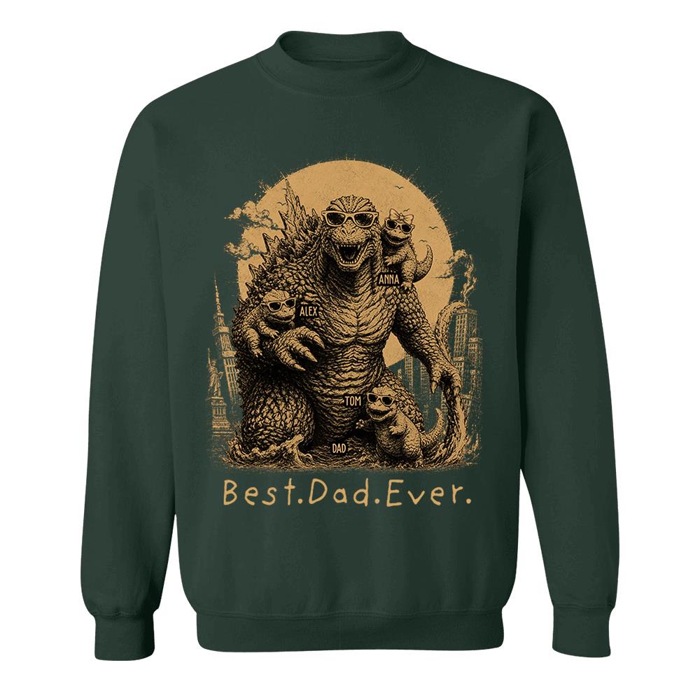best-dad-ever-retro-vintage-godzilla-dad-and-kids-daddy-protector-personalized-shirt