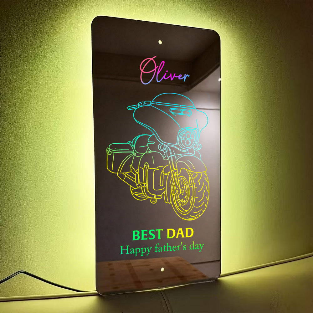 custom-best-dad-led-mirror-light-personalized-car-motorcycle-portrait-gift