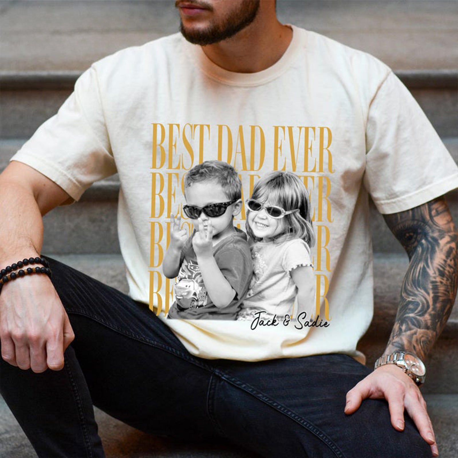 custom-best-dad-ever-personalized-t-shirt-with-kids-photos-names-fathers-day-gift