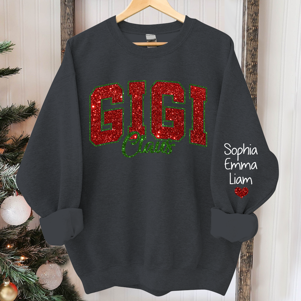 custom-glitter-print-gigi-claus-christmas-grandma-nickname-sweatshirt-with-grandkids-name