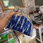 Custom Sequin MAMA Sweatshirt Personalized Glitter Letters Vintage Style Mother’s Day Gift for Mom