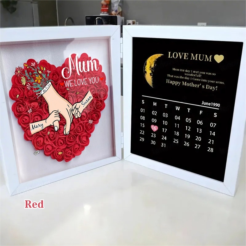 mum-we-love-you-with-real-moon-phase-anniversary-calendar-personalized-mum-grandma-flower-shadow-box-with-names