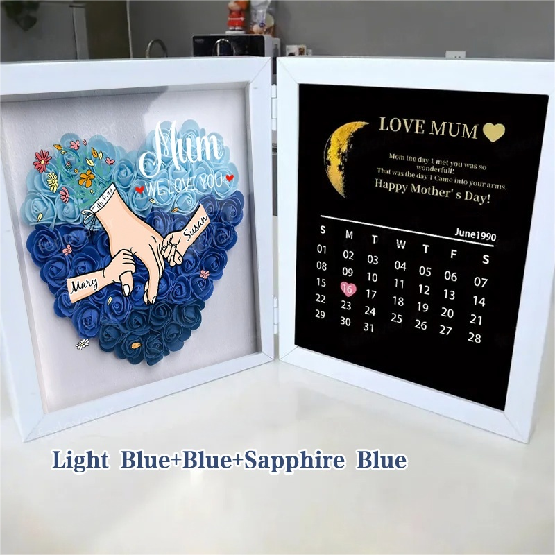mum-we-love-you-with-real-moon-phase-anniversary-calendar-personalized-mum-grandma-flower-shadow-box-with-names