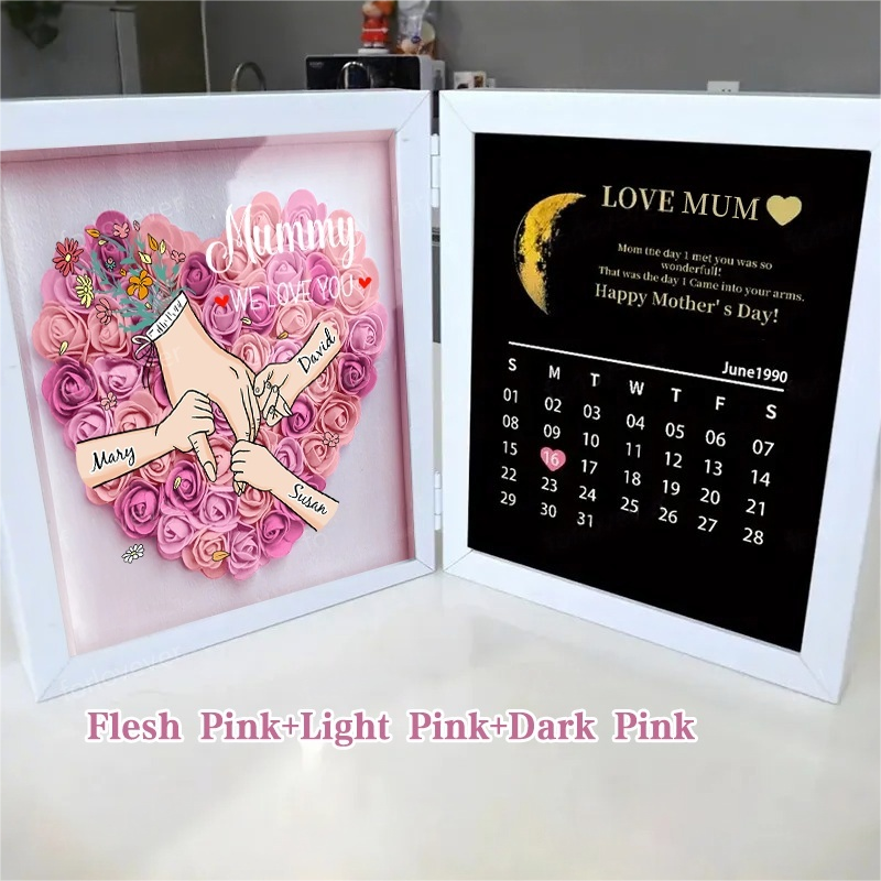 mum-we-love-you-with-real-moon-phase-anniversary-calendar-personalized-mum-grandma-flower-shadow-box-with-names