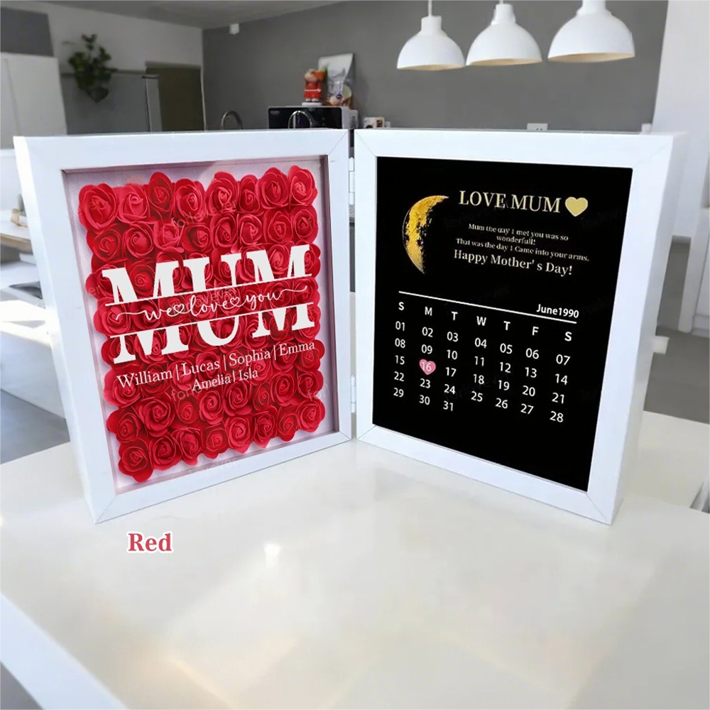 mum-we-love-you-with-real-moon-phase-anniversary-calendar-personalized-flower-shadow-box