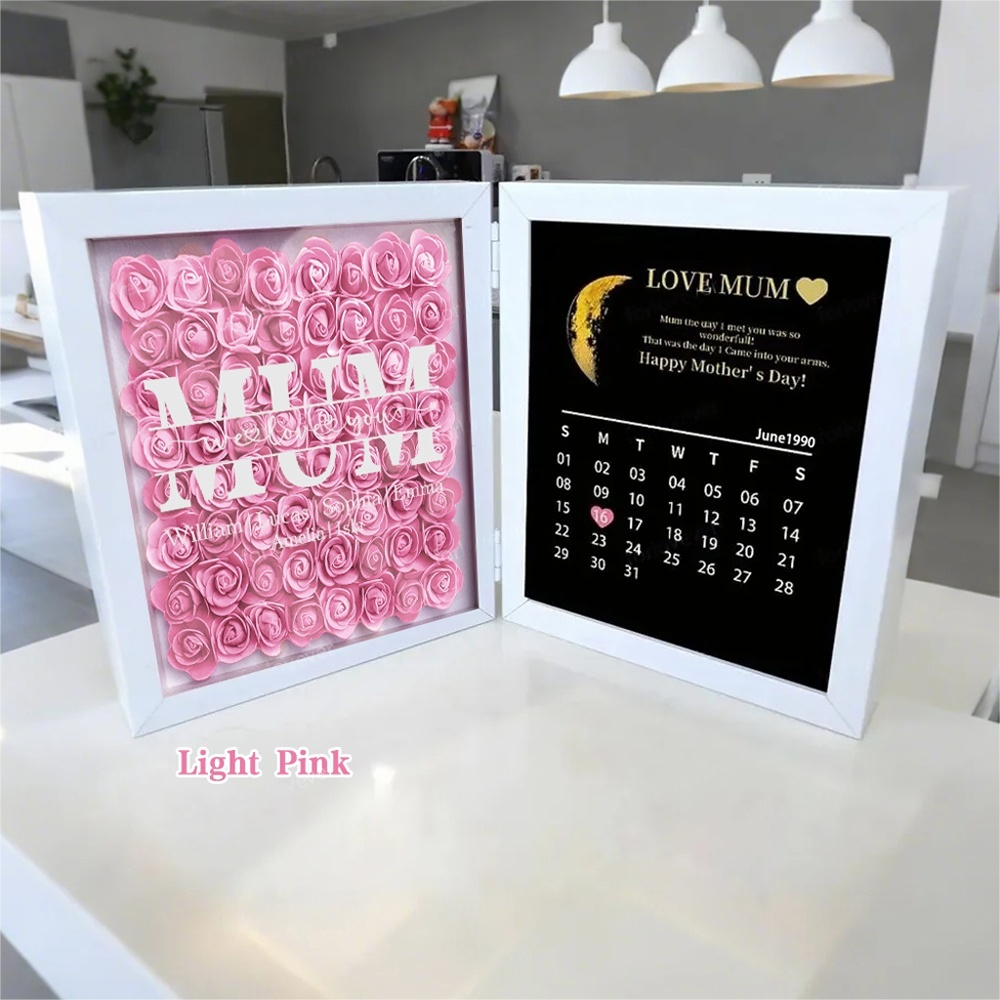 mum-we-love-you-with-real-moon-phase-anniversary-calendar-personalized-flower-shadow-box