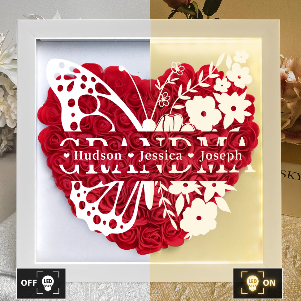 a-love-that-lives-on-personalized-flower-shadow-box-led-light-a-memorial-gift-with-butterflies-mothers-day-gifts