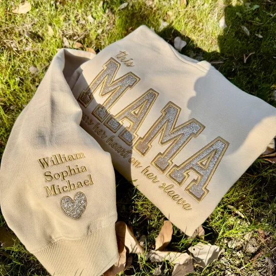 custom-glitter-mama-wears-her-heart-on-her-sleeves-embroidered-sweatshirt-mother-s-day-gift