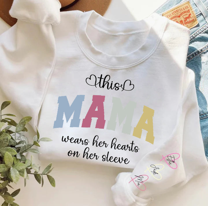 custom-wear-your-heart-on-your-sleeve-mom-sweatshirt-with-your-childs-name-a-great-mothers-day-gift