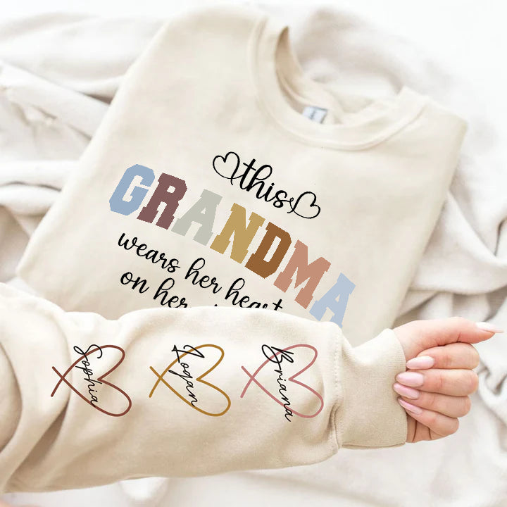 custom-wear-your-heart-on-your-sleeve-mom-sweatshirt-with-your-childs-name-a-great-mothers-day-gift