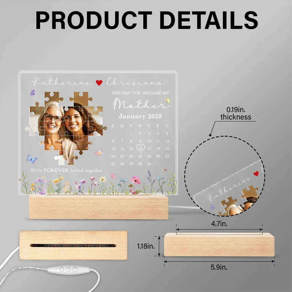 custom-photo-calendar-the-day-you-became-my-mother-light-night