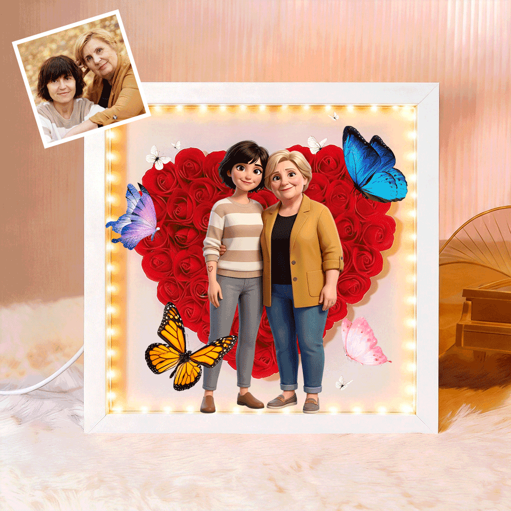 personalized-butterfly-photo-flower-shadow-boxgift-for-mothers-day