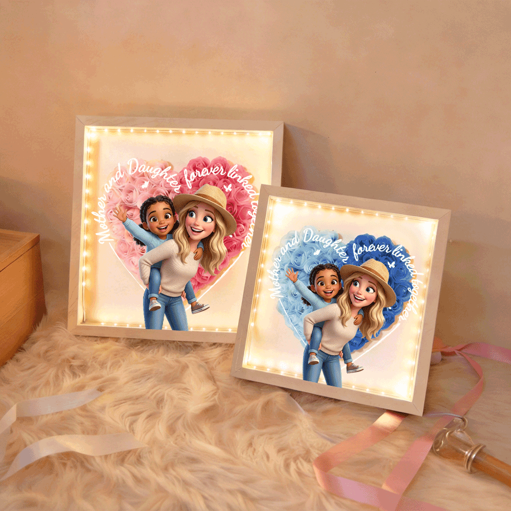 mother-daughter-forever-linked-together-flower-shadow-box-personalized-photo-gift-for-mom-perfect-mother-s-day-gift