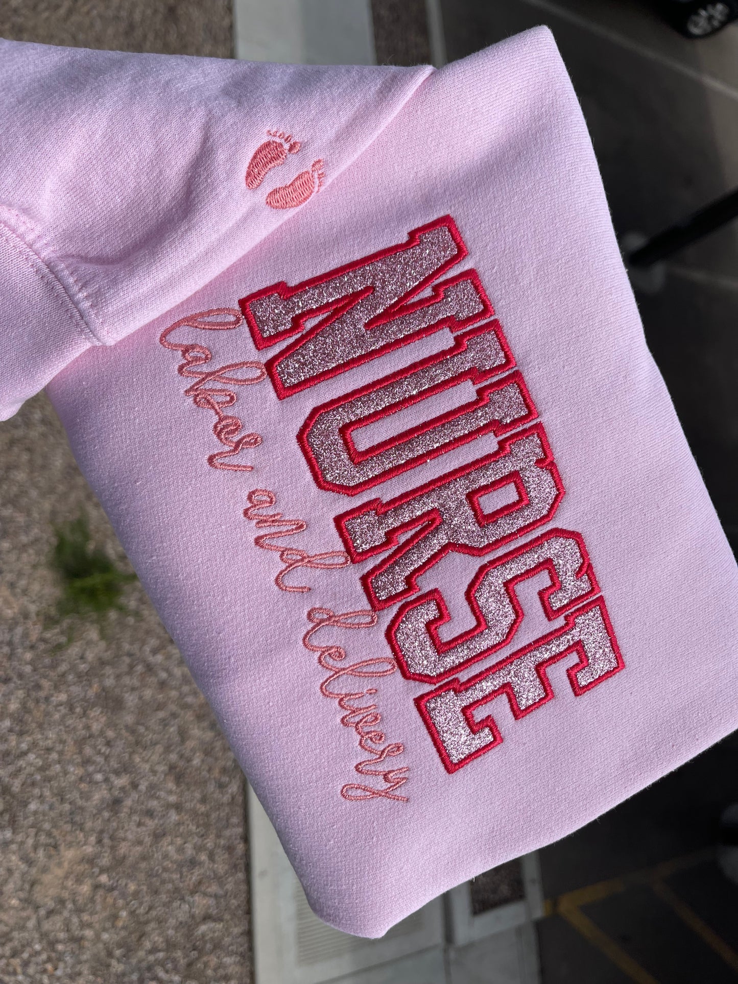 custom-glitter-embroidered-nurse-sweatshirt-gift-for-mom