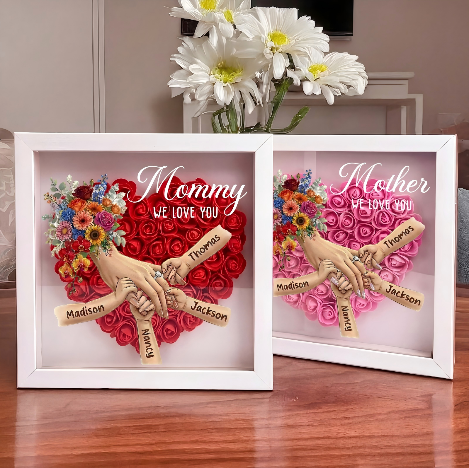 with-ring-manicurepersonalized-mommy-holding-hands-shadow-box-with-ring-manicure-custom-kids-names-floral-heart-frame-mother-s-day-gift