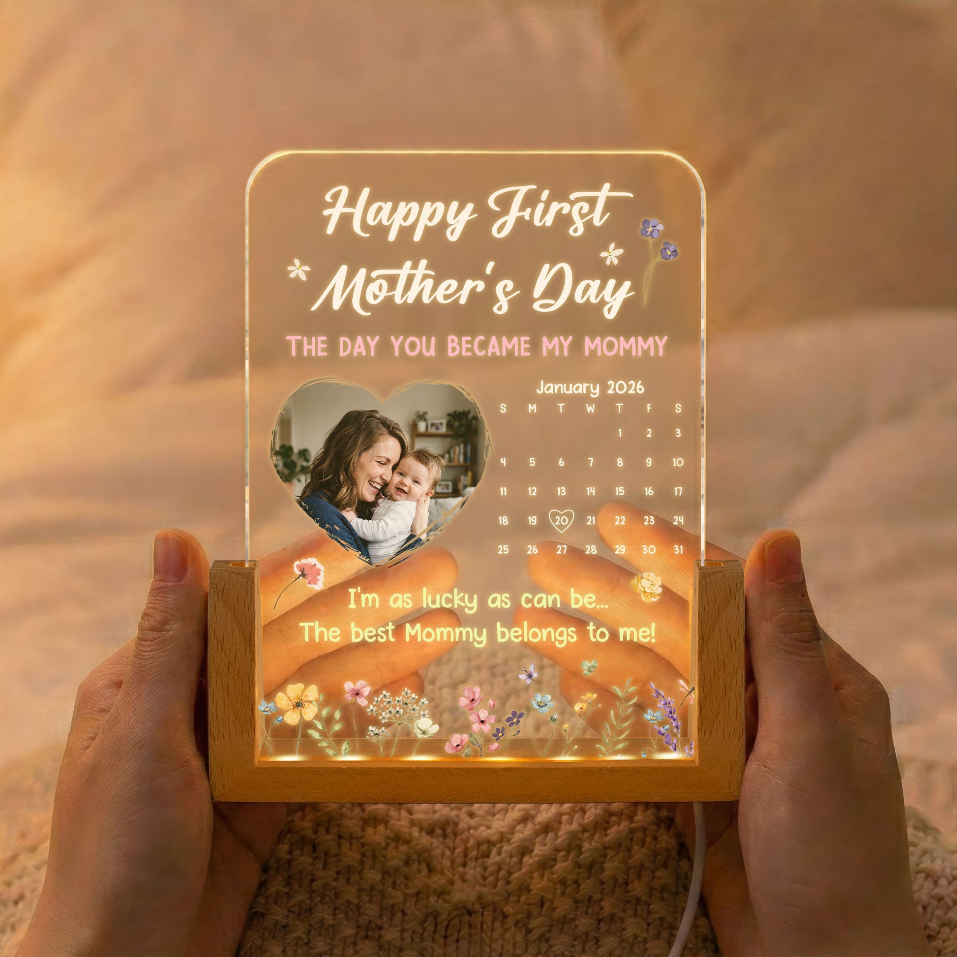 the-day-you-became-my-mommy-daddy-grandma-papa-custom-calendar-personalized-night-light