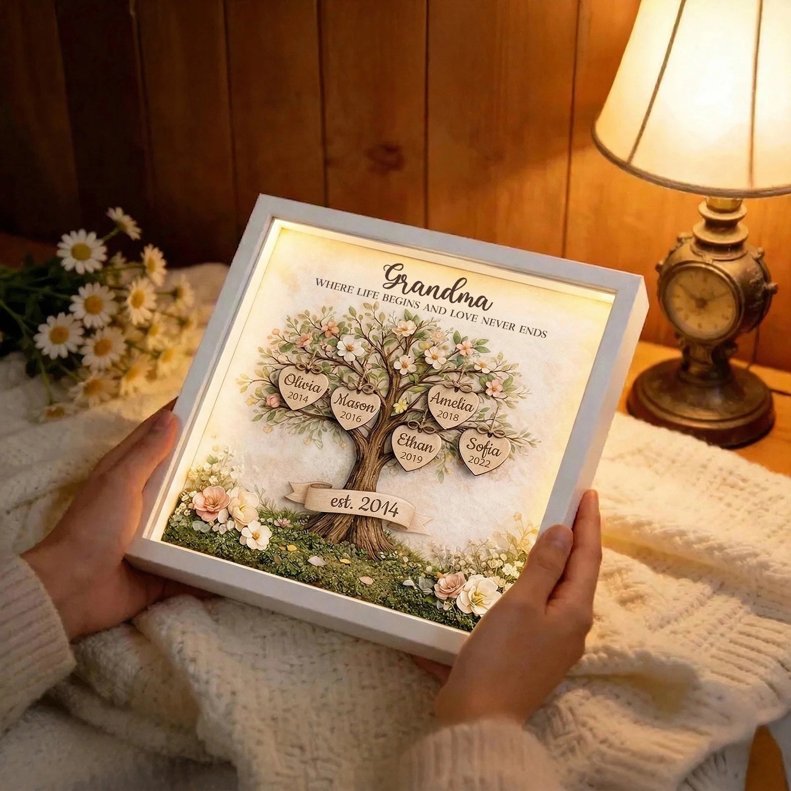 personalized-mom-family-tree-with-kids-names-birth-years-led-light-shadow-box-wooden-ornament