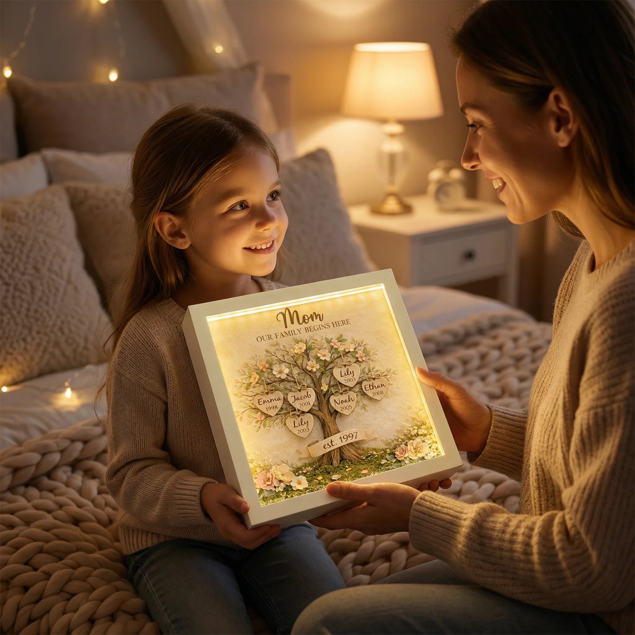 personalized-mom-family-tree-with-kids-names-birth-years-led-light-shadow-box-wooden-ornament