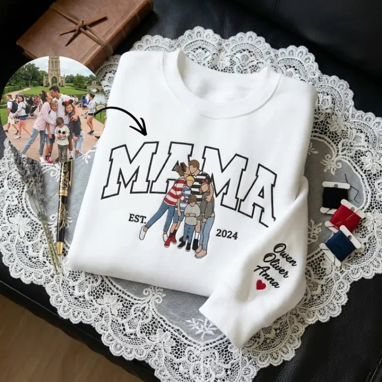 custom-embroidered-sweatshirt-with-mama-and-kids-portrait-mothers-day-gift