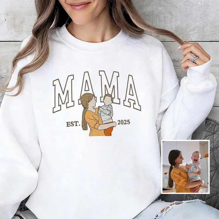 custom-embroidered-sweatshirt-with-mama-and-kids-portrait-mothers-day-gift