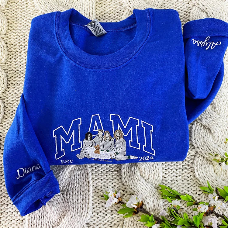 custom-embroidered-sweatshirt-with-mama-and-kids-portrait-mothers-day-gift