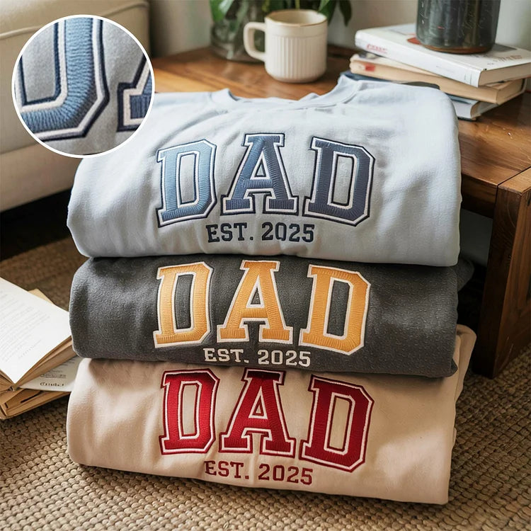 custom-embroidered-dad-sweatshirt-with-multilayer-outline