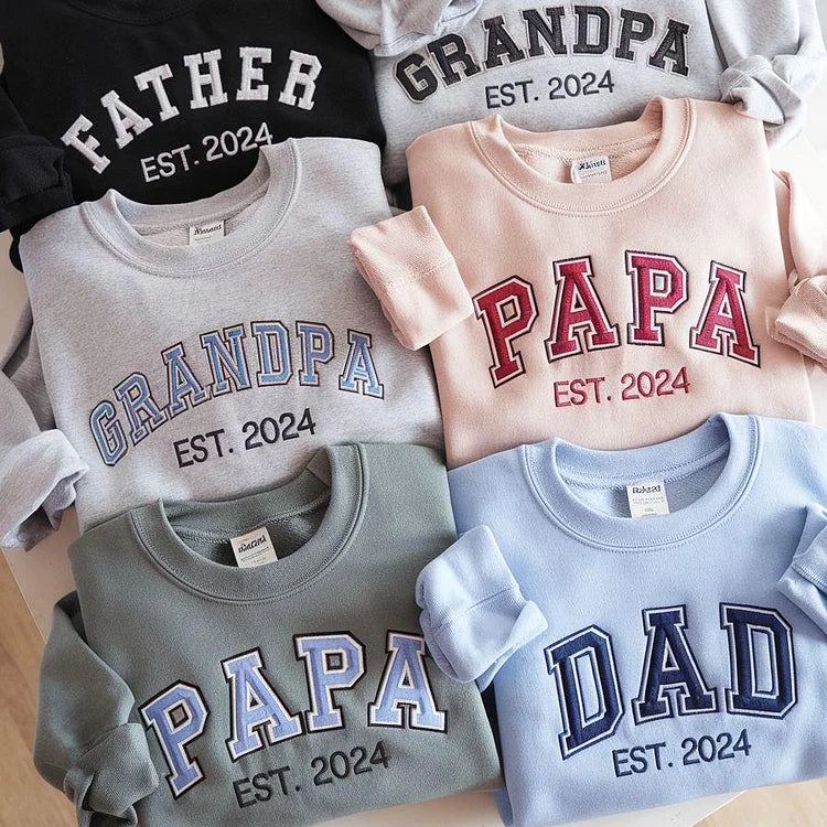 custom-embroidered-dad-sweatshirt-with-multilayer-outline