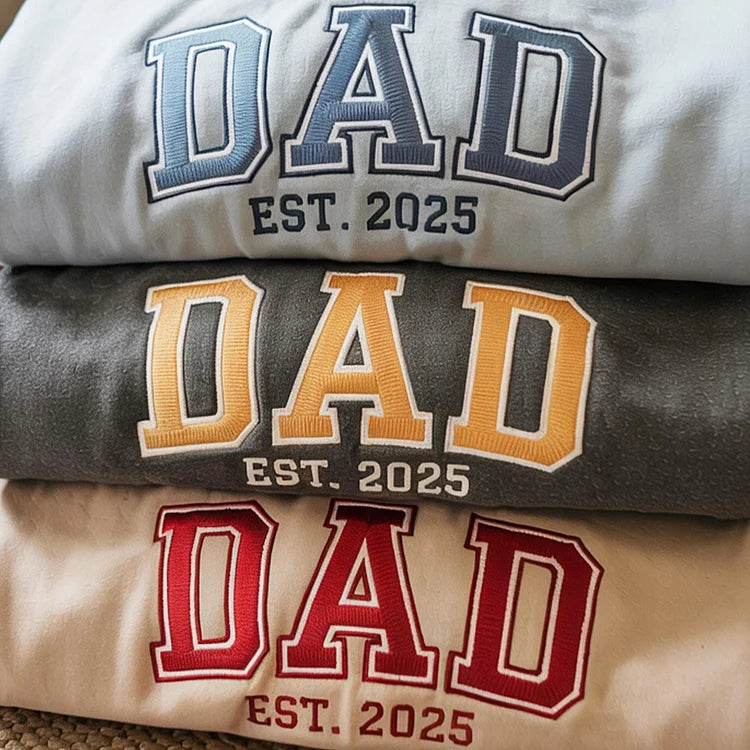 custom-embroidered-dad-sweatshirt-with-multilayer-outline