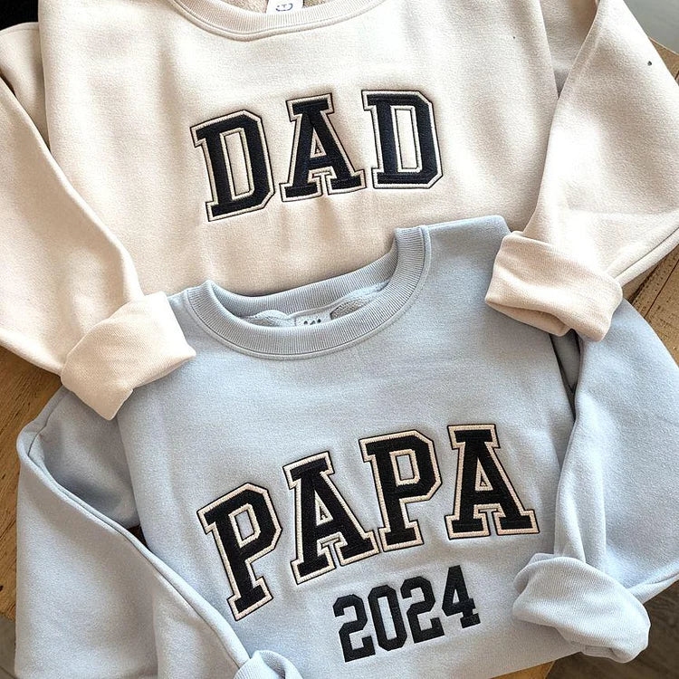 custom-embroidered-dad-sweatshirt-with-multilayer-outline