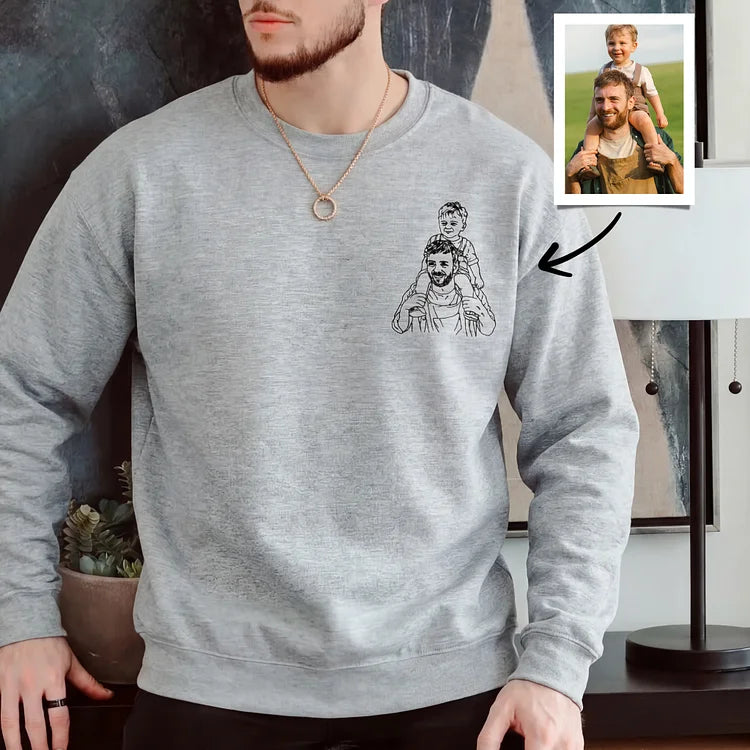 custom-photo-portrait-embroidered-sweatshirt-personalized-gift-for-dad