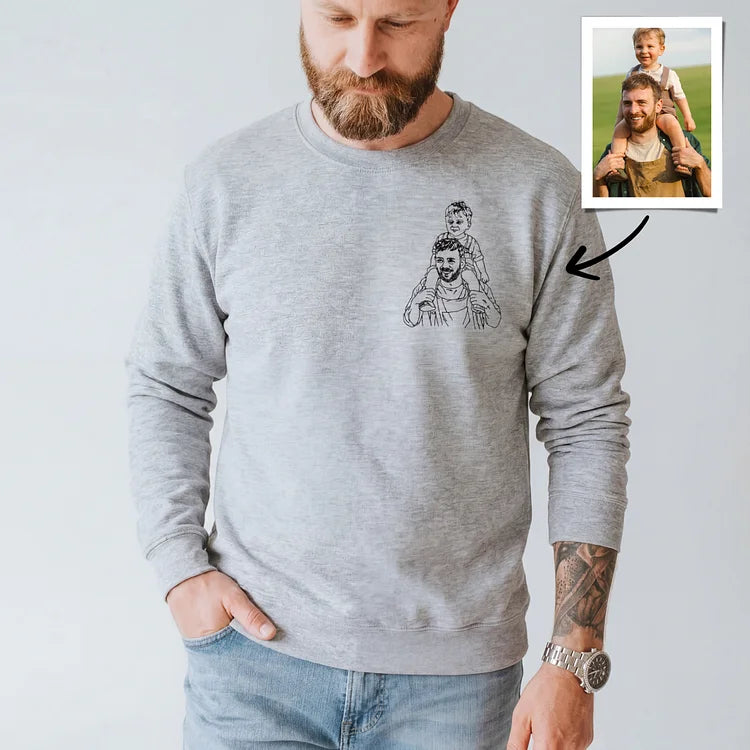 custom-photo-portrait-embroidered-sweatshirt-personalized-gift-for-dad