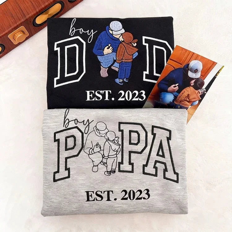custom-embroidered-boy-dad-portrait-sweatshirt-with-baby-photo-fathers-day-gift