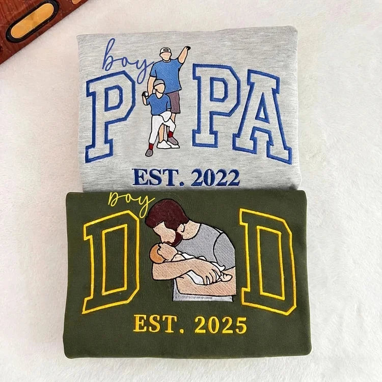 custom-embroidered-boy-dad-portrait-sweatshirt-with-baby-photo-fathers-day-gift