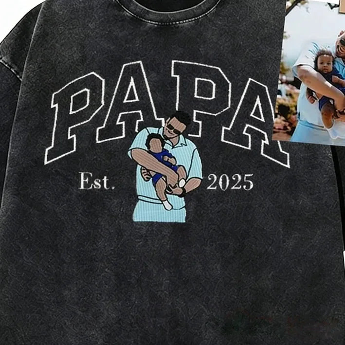 custom-dad-photo-illustration-vintage-washed-sweatshirt-fathers-day-gift
