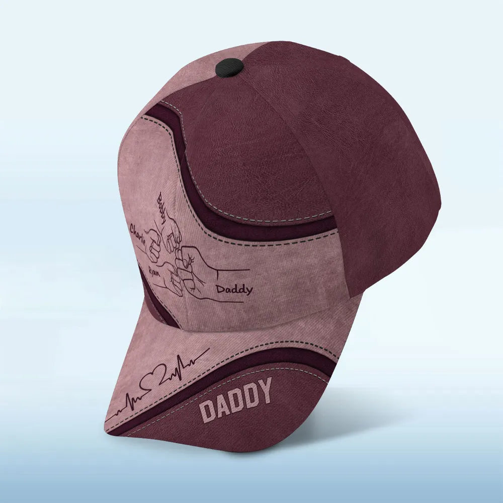 personalized-fist-bump-daddy-cap-custom-fathers-day-gift
