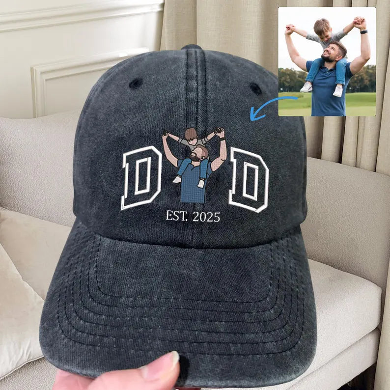 custom-photo-embroidered-dad-hat-unique-fathers-day-gift