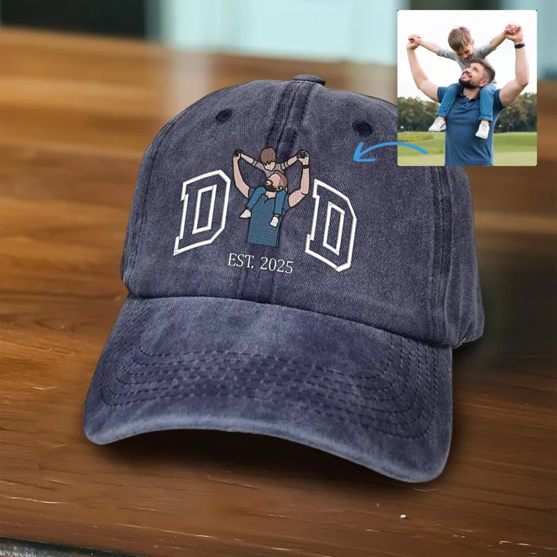 custom-photo-embroidered-dad-hat-unique-fathers-day-gift