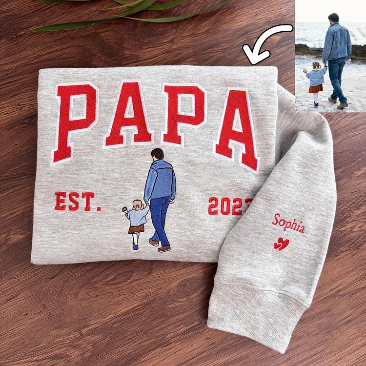 custom-dad-photo-embroidery-sweatshirt-with-names-on-sleeve-personalized-fathers-day-gift