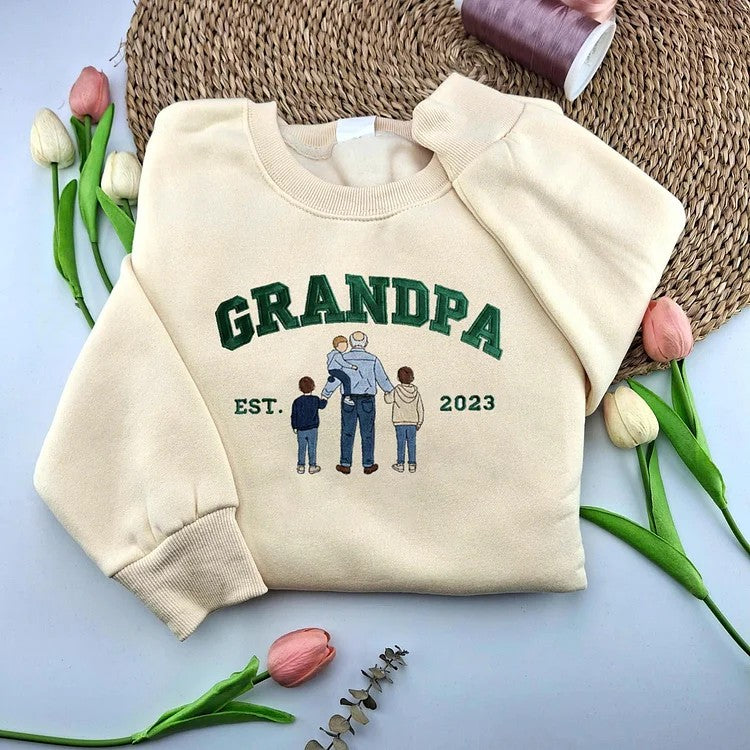 custom-embroidered-grandpa-daddy-photo-portrait-sweatshirt-with-est-year-fathers-day-gift