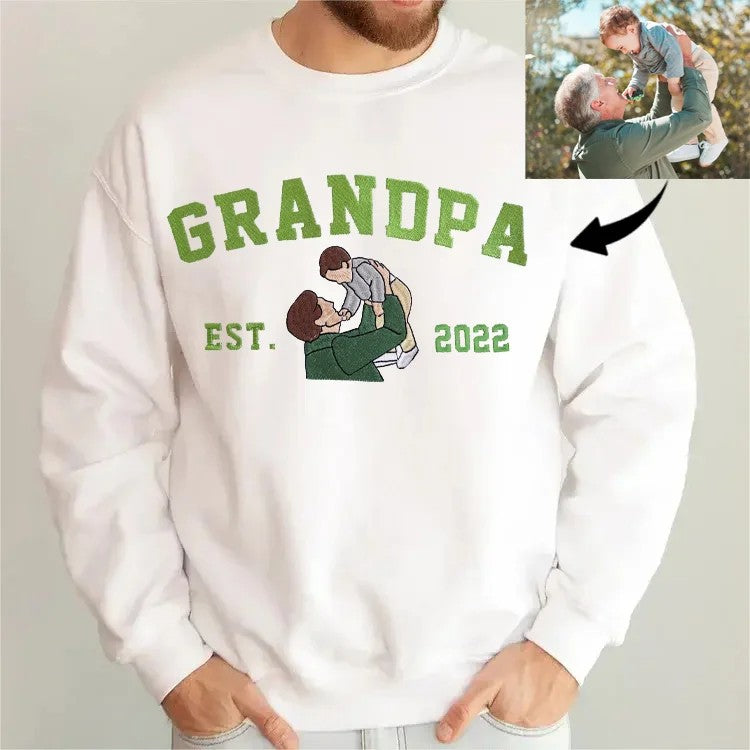 custom-embroidered-grandpa-daddy-photo-portrait-sweatshirt-with-est-year-fathers-day-gift