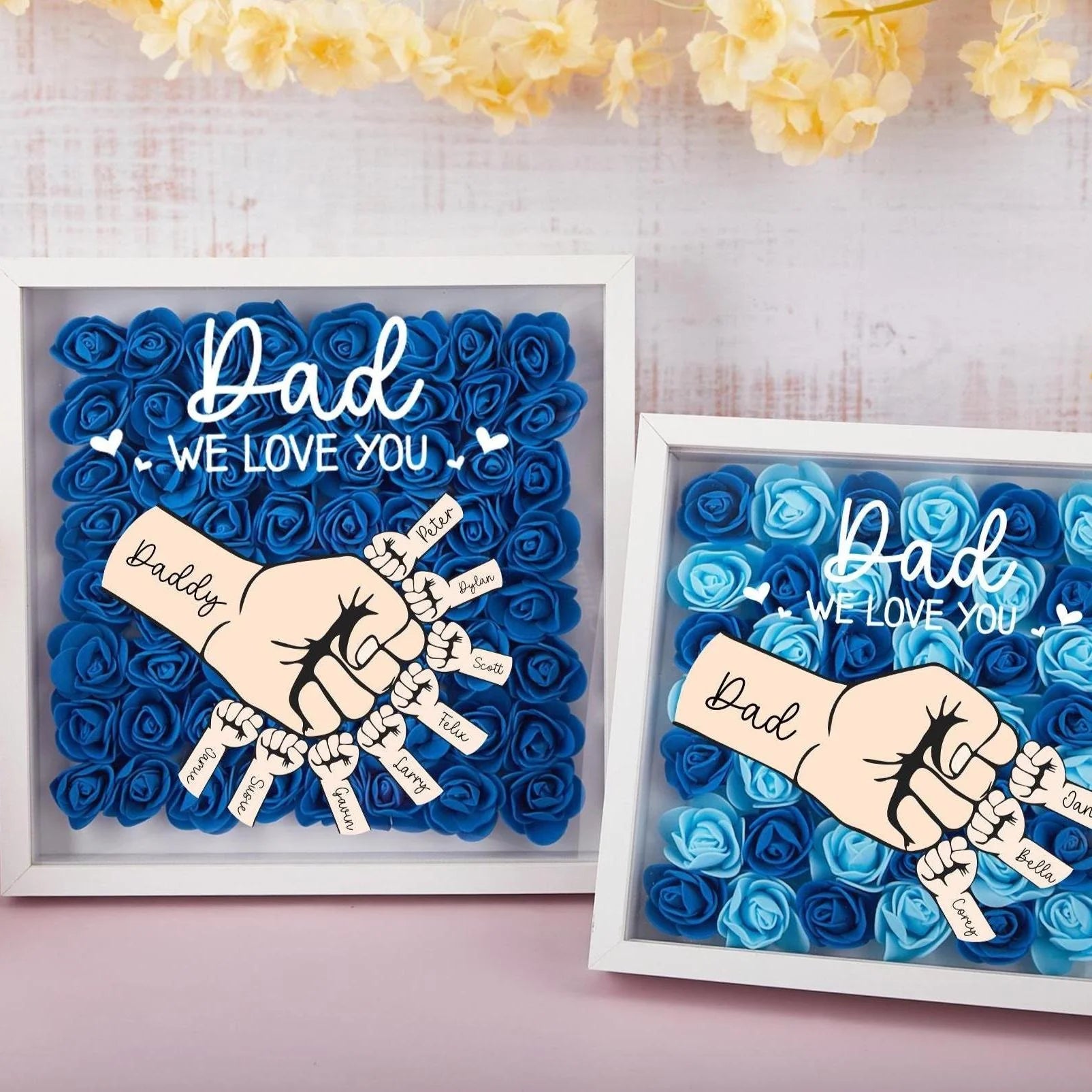 personalized-fist-bump-flower-shadow-box-fathers-day-gift