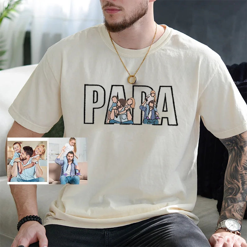 personalized-dad-papa-daddy-embroidered-sweatshirt-with-custom-kids-portrait-fathers-day-gift