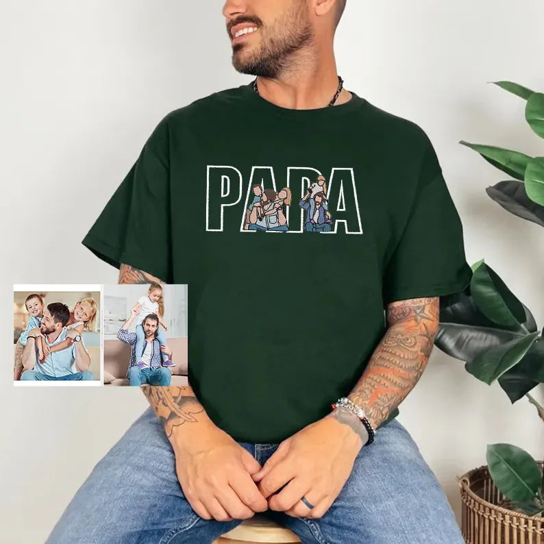 personalized-dad-papa-daddy-embroidered-sweatshirt-with-custom-kids-portrait-fathers-day-gift