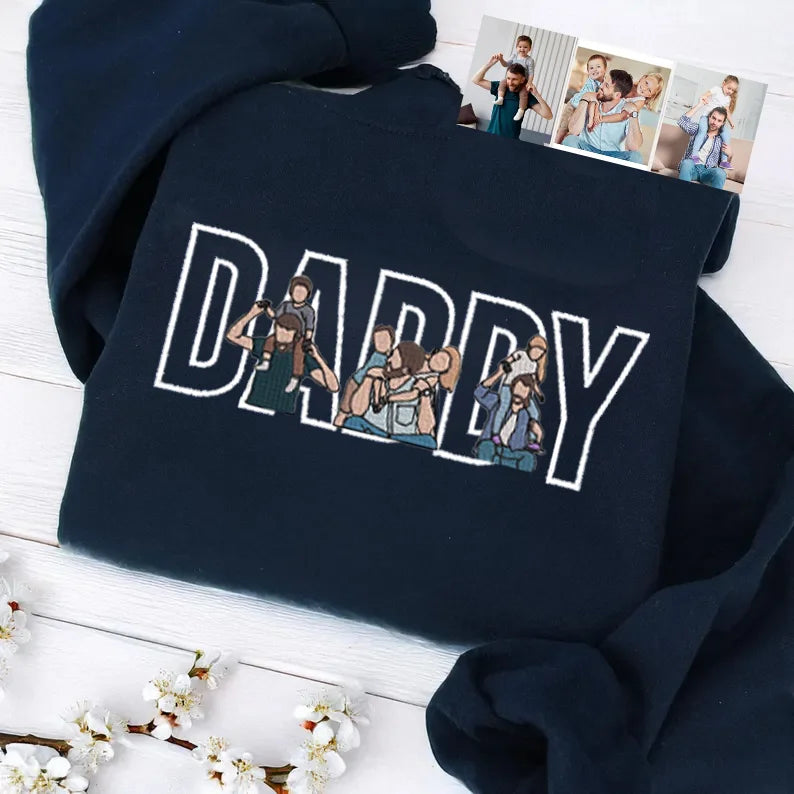 personalized-dad-papa-daddy-embroidered-sweatshirt-with-custom-kids-portrait-fathers-day-gift